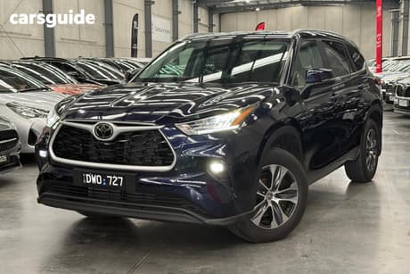 Blue 2026 Toyota Kluger Wagon Gxl Hybrid Awd