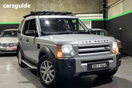 Silver 2008 Land Rover Discovery 3 Wagon Se