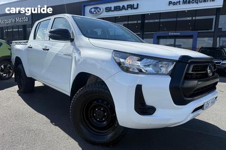 White 2023 Toyota Hilux Cab Chassis Workmate (4X4)