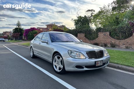 Silver 2003 Mercedes-Benz S600 Sedan L
