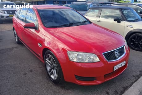 Red 2011 Holden Commodore Sportswagon Omega