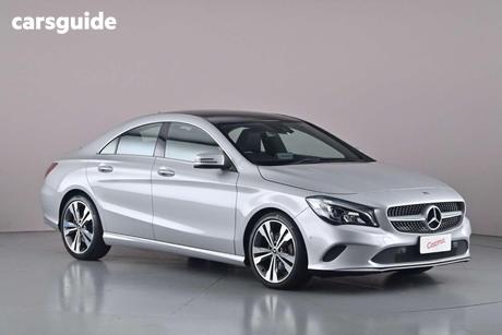 Silver 2018 Mercedes-Benz CLA180 Coupe 180