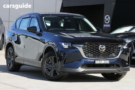 Blue 2025 Mazda CX-60 Wagon G25 Pure