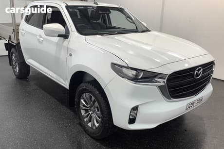 White 2022 Mazda BT-50 Dual Cab Chassis Xt (4X4)