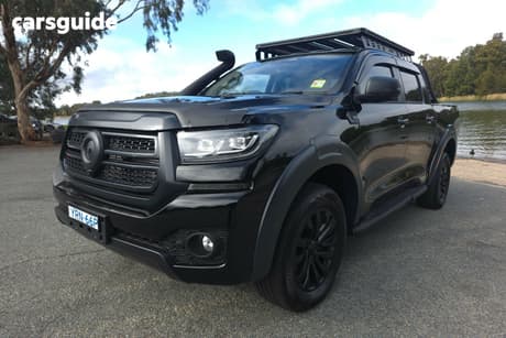 Black 2025 GWM Cannon Dual Cab Utility Vanta (4X4)