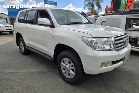 White 2008 Toyota Landcruiser Wagon Sahara (4X4)