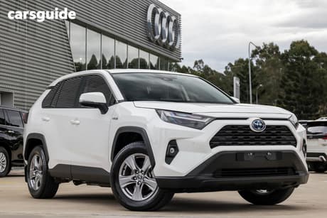 White 2022 Toyota RAV4 Wagon Gx (Awd) Hybrid