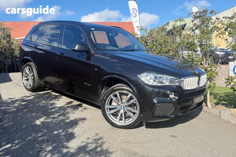 Black 2016 BMW X5 SUV XDRIVE 40D F15 MY16
