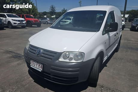 White 2010 Volkswagen Caddy Van 1.9 Tdi