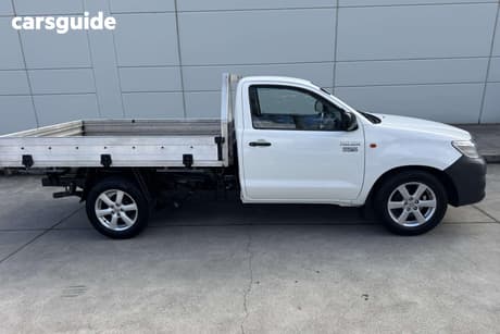White 2014 Toyota Hilux Cab Chassis Workmate
