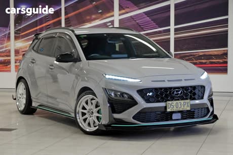 Grey 2022 Hyundai Kona Wagon N