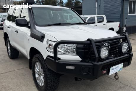 White 2020 Toyota Landcruiser Wagon Lc200 Gx (4X4)