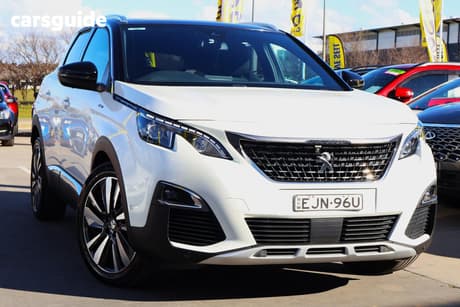 White 2020 Peugeot 3008 Wagon Gt Line