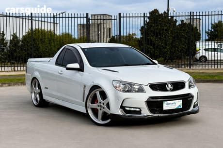 White 2015 Holden UTE Utility Ss-V Redline