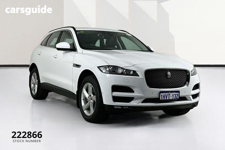 White 2018 Jaguar F-Pace Wagon 20D Prestige Awd (132Kw)