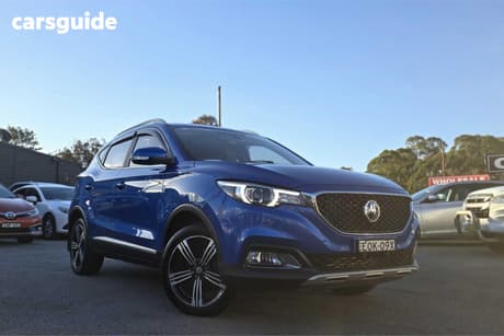Blue 2021 MG ZS Wagon Excite Plus