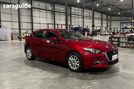 Red 2017 Mazda 3 Hatchback Touring