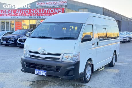 White 2011 Toyota HiAce OtherCar COMMUTER TRH223R MY11 UPGRADE