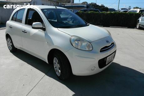 White 2012 Nissan Micra Hatchback St