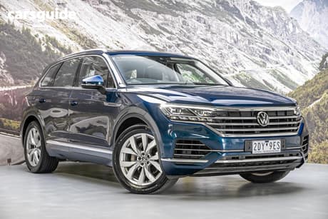 Blue 2021 Volkswagen Touareg Wagon 210Tdi Elegance