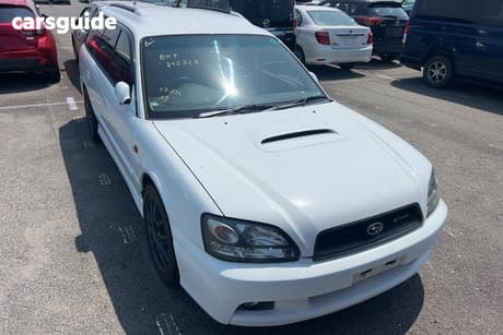 White 2001 Subaru Legacy Touring SUV GT-B E TUNE II (BH5) 5DR WAGON 5SP MAN 2.0TT