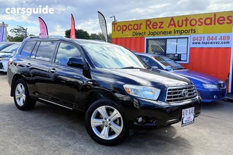Black 2009 Toyota Kluger Wagon Grande (4X4)