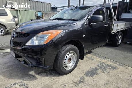 Black 2012 Mazda BT-50 Cab Chassis Xt (4X2)