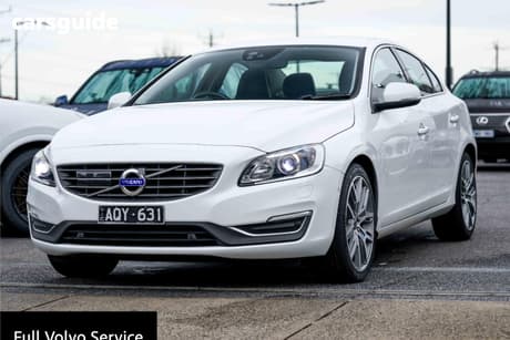 White 2017 Volvo S60 Sedan T4 Luxury