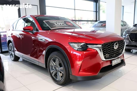 Red 2025 Mazda CX-60 Wagon P50E Pure Phev