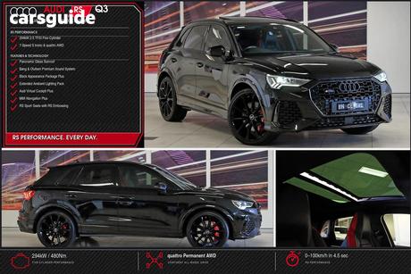 Black 2021 Audi RS Q3 Sportback 2.5 Tfsi Quattro