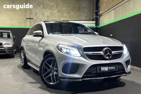 Silver 2015 Mercedes-Benz GLE350 Coupe D 4Matic