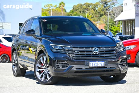 Black 2020 Volkswagen Touareg Wagon V8 Tdi R-Line