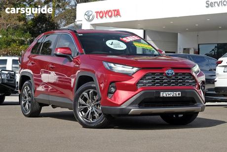 Red 2022 Toyota RAV4 Wagon Gxl (2Wd) Hybrid