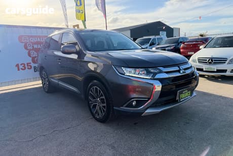 Grey 2017 Mitsubishi Outlander Wagon Ls Safety Pack (4X4) 5 Seats