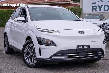 White 2023 Hyundai Kona Wagon Elite Electric Std Range