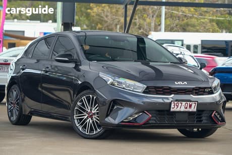 Grey 2023 Kia Cerato Hatchback Gt