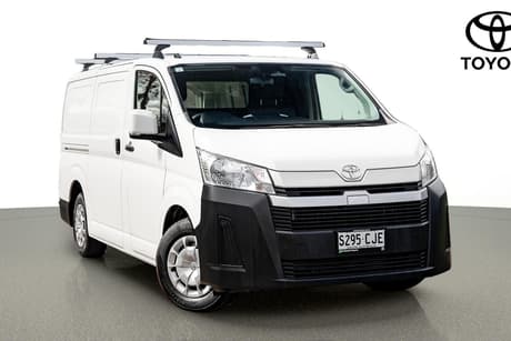 White 2021 Toyota HiAce Van Lwb