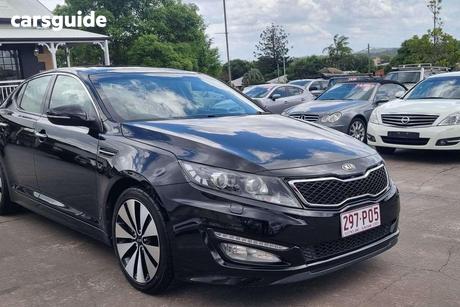 Black 2013 Kia Optima Sedan Platinum