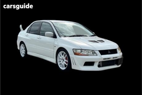 White 2001 Mitsubishi Lancer Sedan EVOLUTION VII