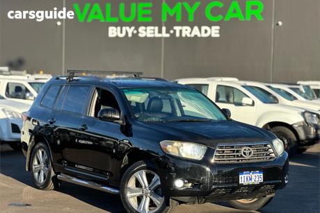 Black 2008 Toyota Kluger Wagon Kx-S (4X4)
