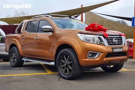 Gold 2015 Nissan Navara Dual Cab Utility St-X (4X4)