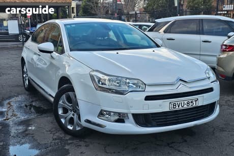 White 2011 Citroen C5 Sedan 2.0 Hdi Exclusive
