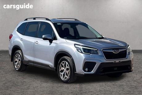 Silver 2021 Subaru Forester Wagon 2.5I (Awd)