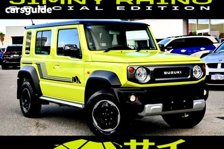 Yellow 2026 Suzuki Jimny Wagon Rhino
