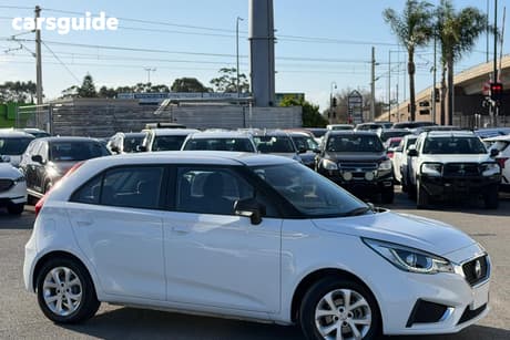 White 2019 MG MG3 Hatchback Core