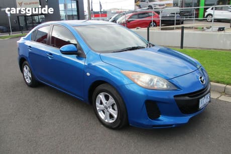 Blue 2013 Mazda 3 Sedan Neo