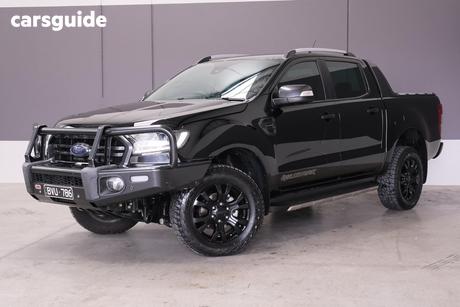 Black 2021 Ford Ranger Double Cab Pick Up Wildtrak 2.0 (4X4)