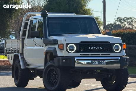 White 2024 Toyota Landcruiser Double Cab Chassis Lc79 Gxl