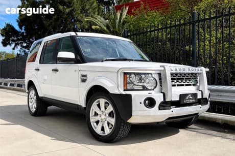 White 2013 Land Rover Discovery 4 Wagon 3.0 Sdv6 Hse
