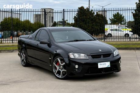 Black 2008 HSV Maloo Ute Tray R8 E SERIES MY08